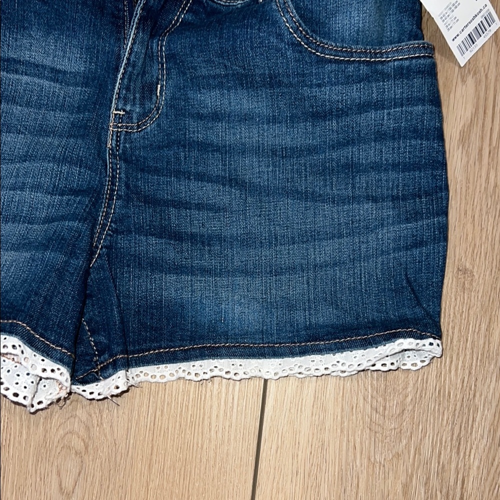 NWT - OshKosh B'gosh Blue Denim Shorts - Picture 5 of 8